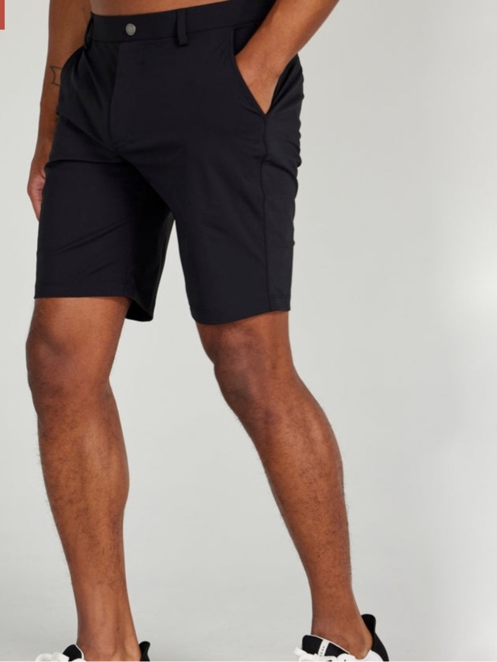 Redvanly Golf Men’s Black Performance Shorts - Lightweight Active Wear